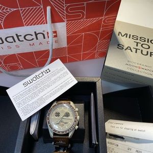 Omega x swatch Mission to Saturn